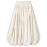 Maggie Marilyn Ivory Linen Balloon Skirt – Size 12