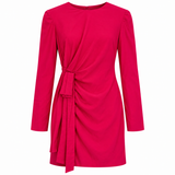 Philosophy di Lorenzo Serafini Pink Draped Mini Dress