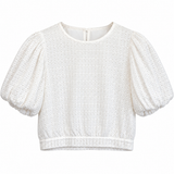 Karen Walker Hi There White Broderie Top