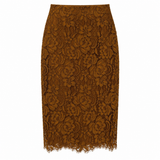Zara Lace Midi Skirt