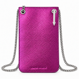 Karen Walker Metallic Pink Phone Bag