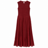 Maggie Marilyn Burgundy Cotton Maxi Dress – Size 12