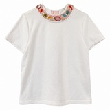 NAF NAF Embellished Neckline Top – Size S