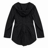 BLACK Comme des Garçons Hooded Tailcoat Jacket – XS