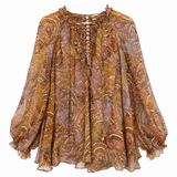 Zimmermann Paisley Print Blouse – Size 2 / NZ 12