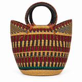 African Queen Baskets Handwoven Tote