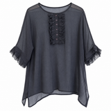 DAY Birger et Mikkelsen Sheer Ruffle Blouse