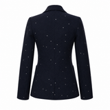 Kate Sylvester Textured Motif Tailored Blazer