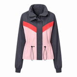P.E Nation “Shelter” Colorblock Spray Jacket