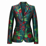WORLD “Gattopardo” Floral Tailored Blazer