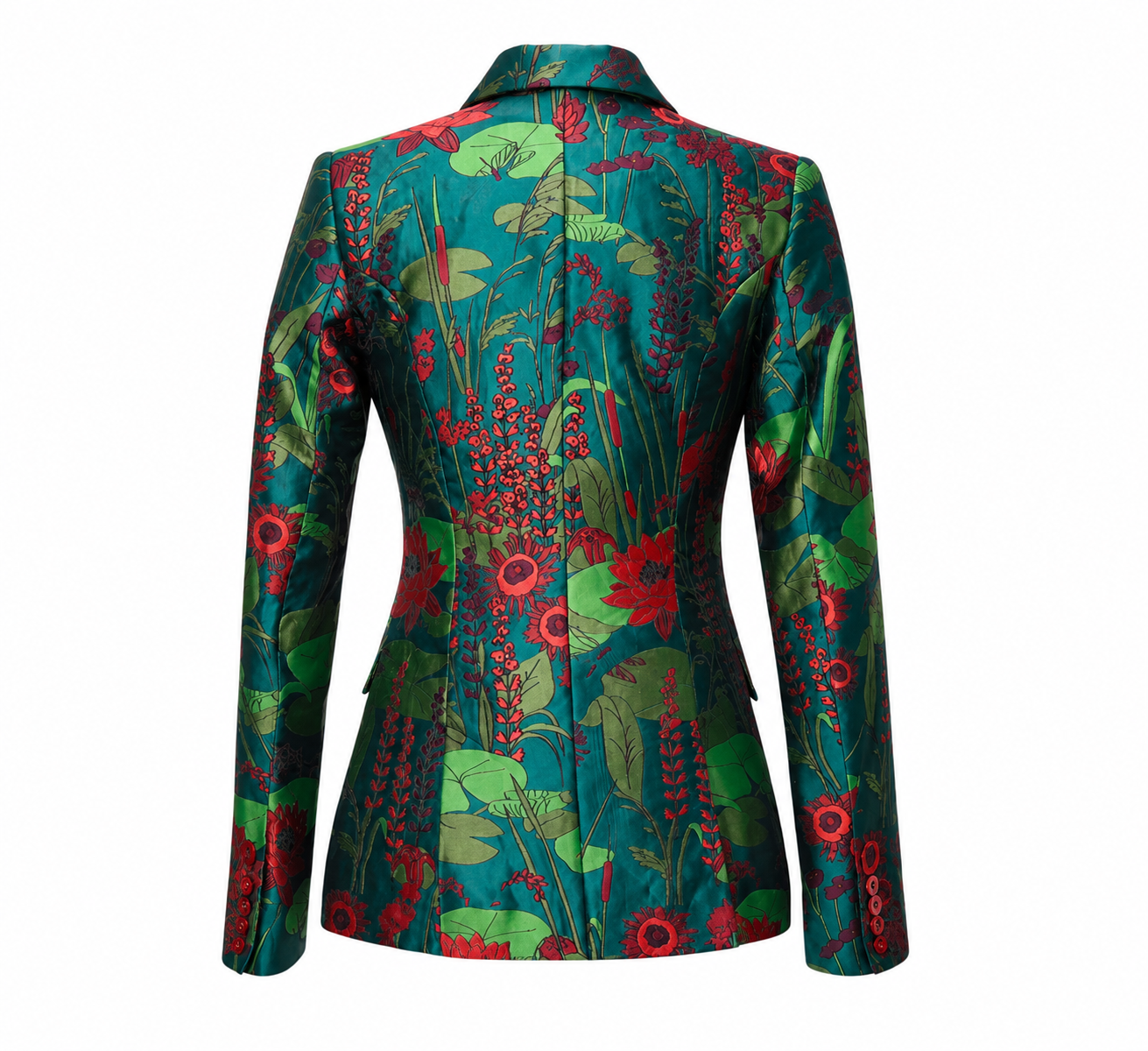 WORLD “Gattopardo” Floral Tailored Blazer