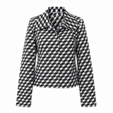 WORLD Geometric Cube Print Tailored Jacket