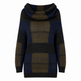 Dries Van Noten Printed Cowl Neck Sweater
