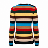 Ganni Cashmere Striped Sweater