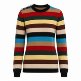 Ganni Cashmere Striped Sweater