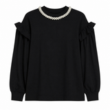 Simone Rocha Crew Neck Long Sleeve Sweatshirt