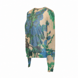 Dries Van Noten Painterly Print Fine Knit Sweater
