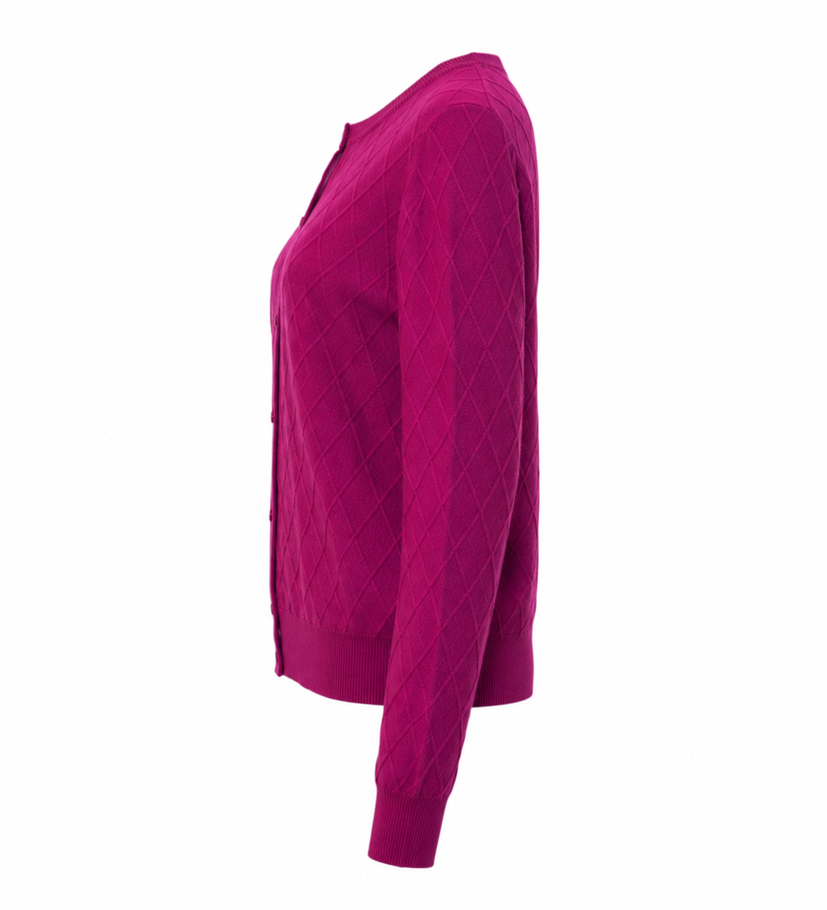 Kate Sylvester Diamond Weave Patterned Cardigan