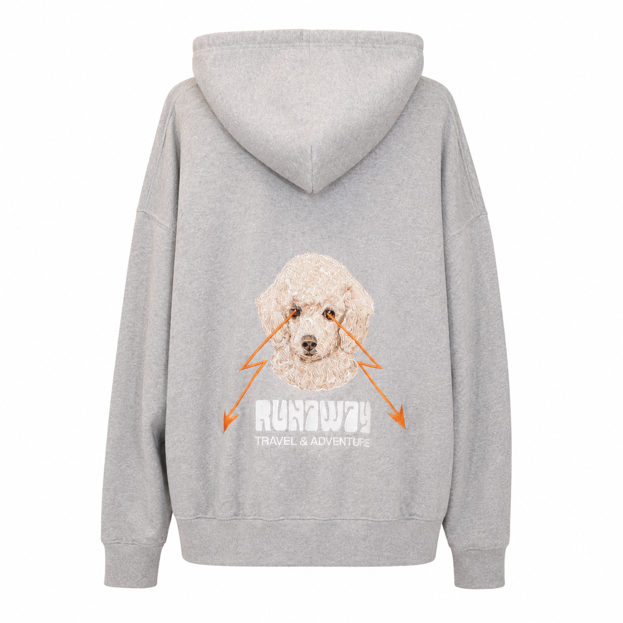 Karen Walker Grey Hoody with Poodle