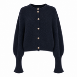 RUBY “Matilda” Mohair-Blend Cardigan Blue