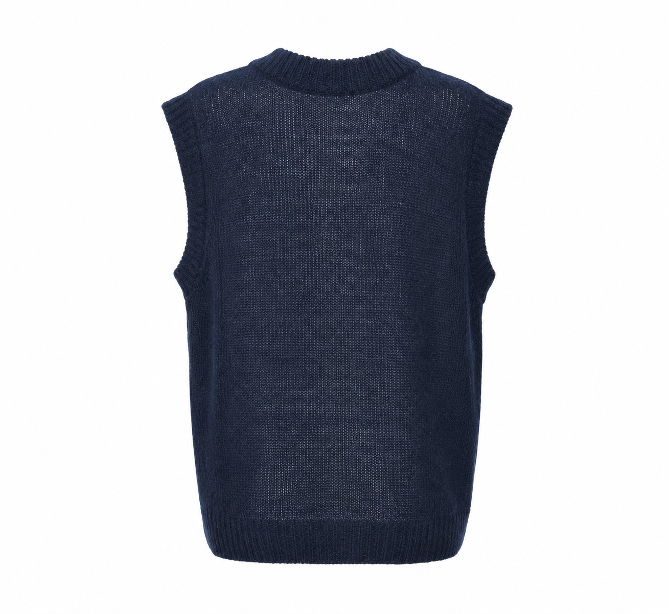 RUBY Mohair-Blend Sweater Vest – Ink