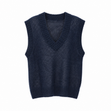 RUBY Mohair-Blend Sweater Vest – Ink
