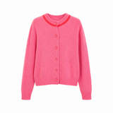Sylvester Contrast Neck Cardigan