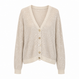 Zara Sequin-Embellished Knit Cardigan
