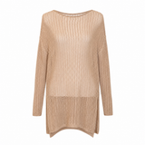 Zara Long Sleeve Crochet Beach Tunic