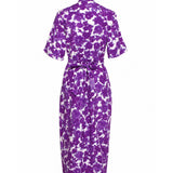 Christian Wijnants Floral Print Midi Length Dress