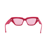 Karen Walker “Wrap God” Fuchsia Wrap Sunglasses