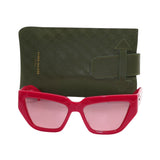 Karen Walker “Wrap God” Fuchsia Wrap Sunglasses