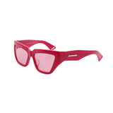 Karen Walker “Wrap God” Fuchsia Wrap Sunglasses