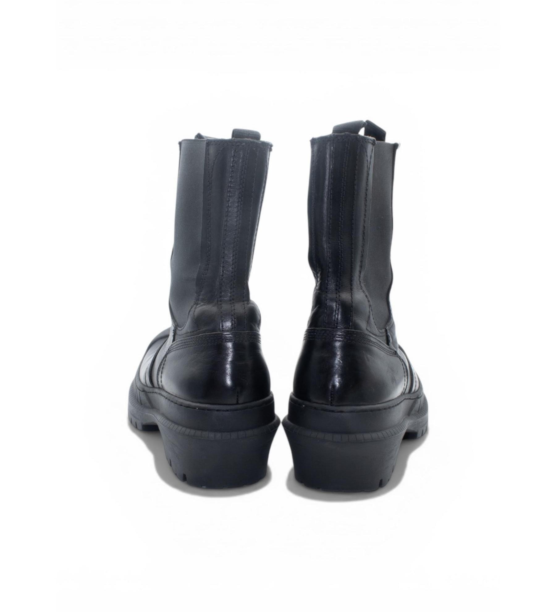 Acne Studios Chunky Leather Mid-Calf Boots