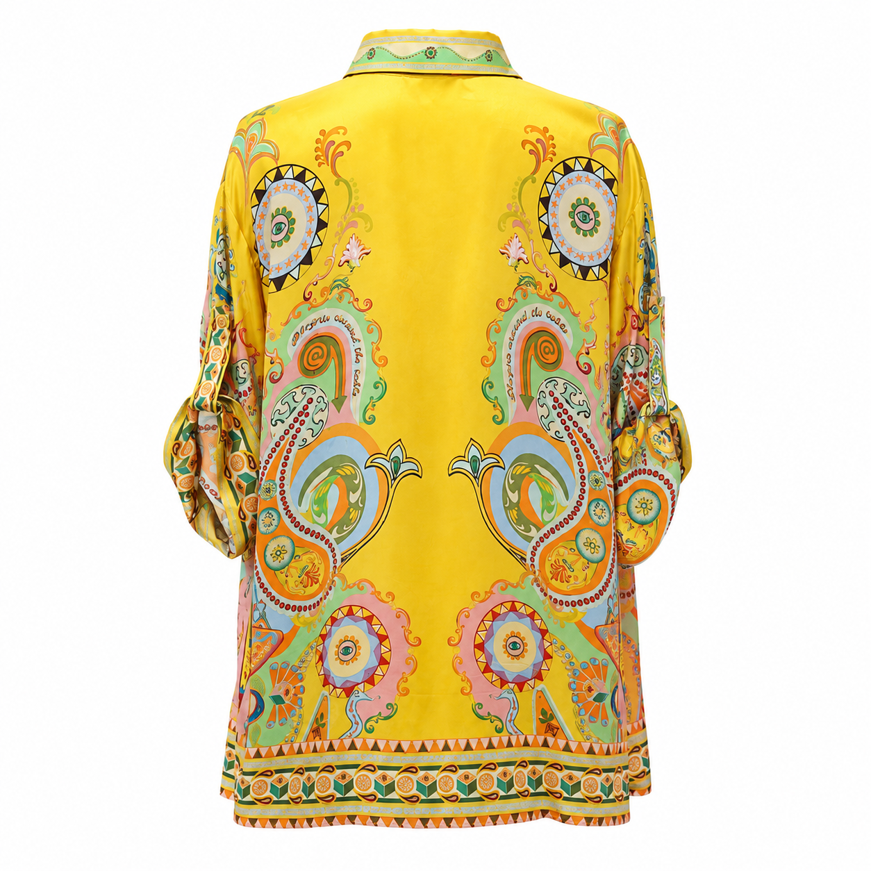 ALÉMAIS Printed Silk Shirt