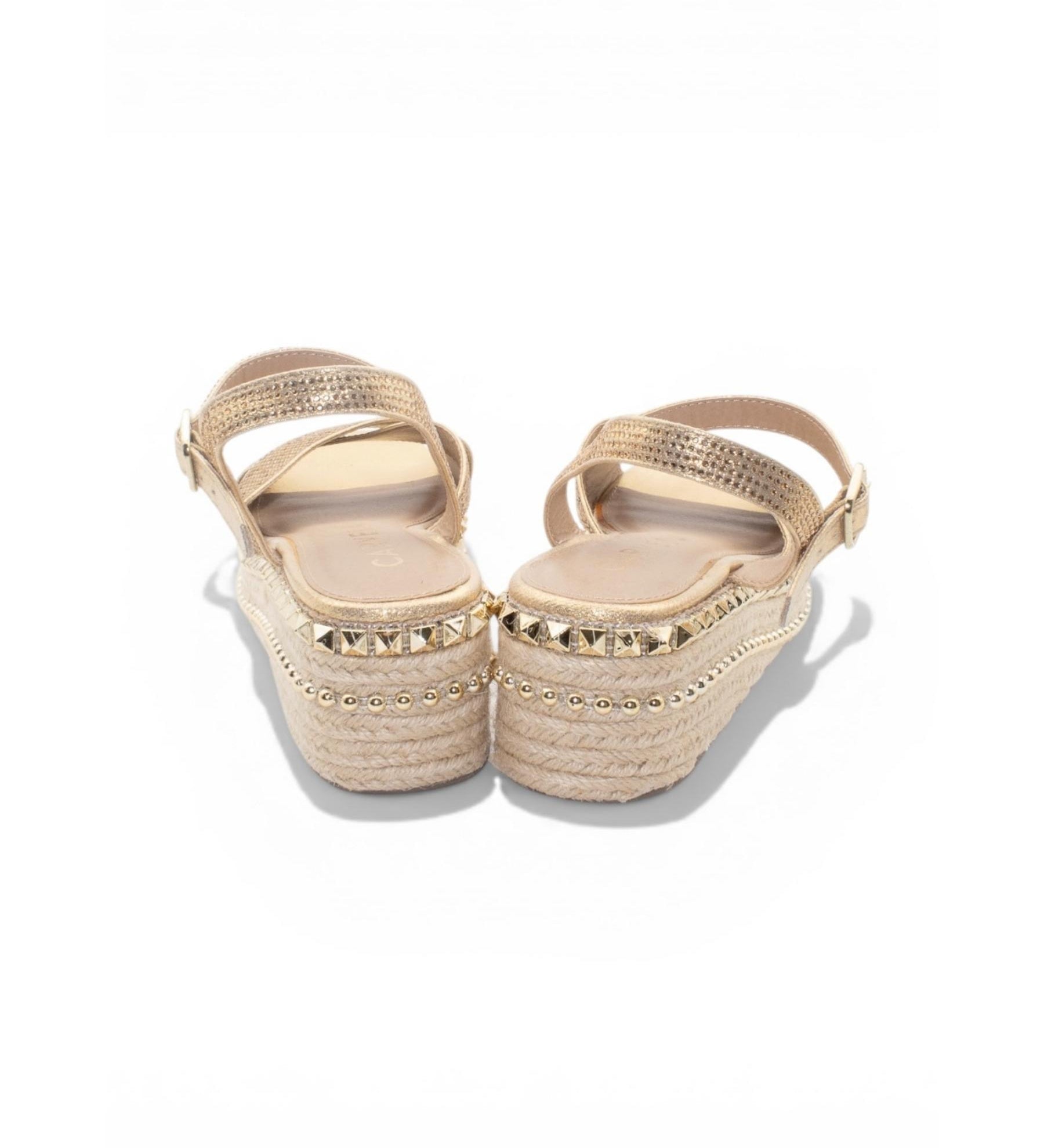 Carvela Gold Platform Sandals