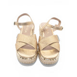 Carvela Gold Platform Sandals