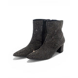 Cras Crystal Embellished Pointed Ankle Boots