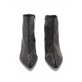 Cras Crystal Embellished Pointed Ankle Boots