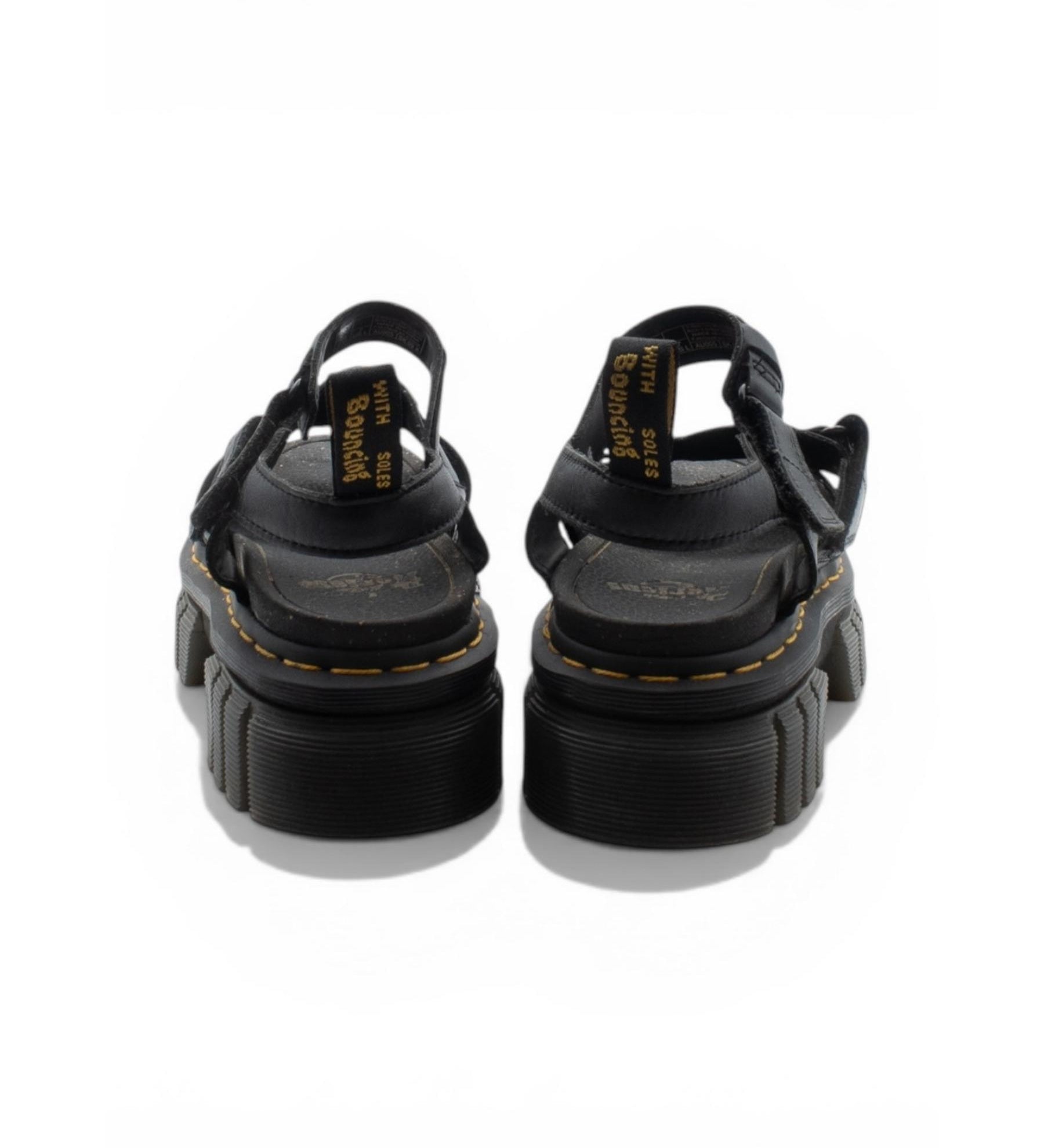 Dr Martens Black Chunky Strap Sandals