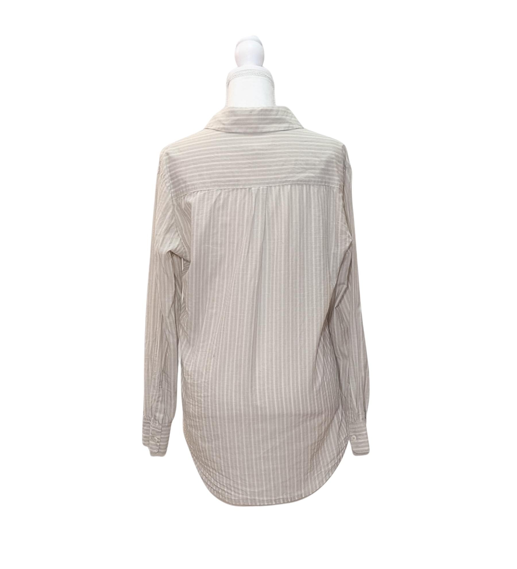 Juliette Hogan “Tate” Fine Stripe Cotton Shirt