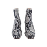 Kate Sylvester Snake Print Ankle Boots