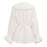 Karen Walker Organic Cotton Broderie Blouse