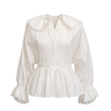 Karen Walker Organic Cotton Broderie Blouse
