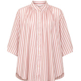 Karen Walker Oversized Stripe Shirt – Pink Multi
