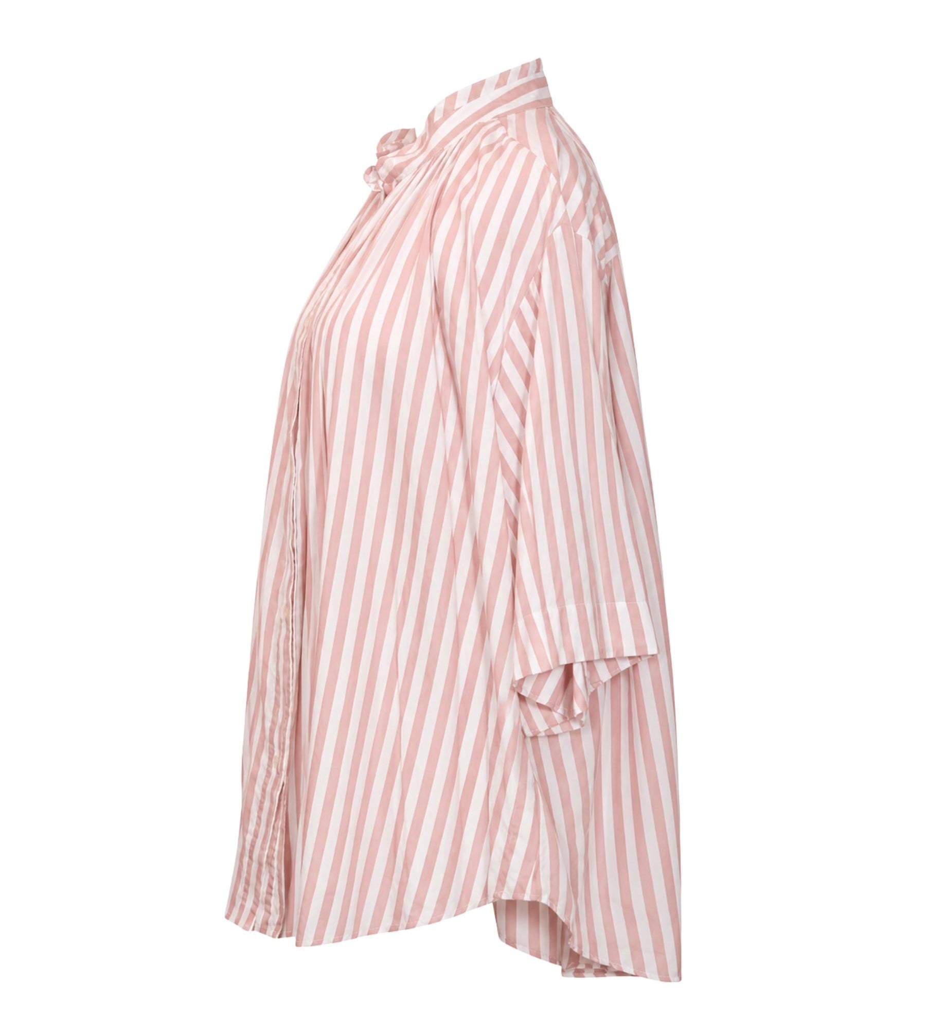 Karen Walker Oversized Stripe Shirt – Pink Multi