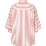 Karen Walker Oversized Stripe Shirt – Pink Multi