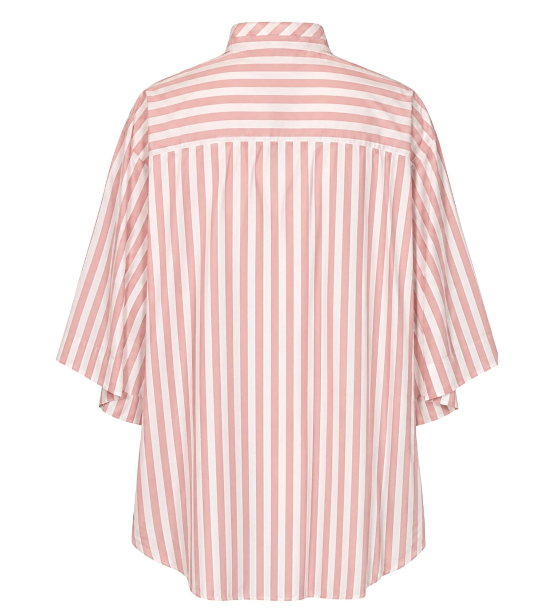 Karen Walker Oversized Stripe Shirt – Pink Multi