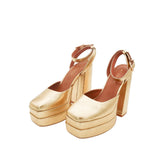 Mi Piaci Platform Heeled Sandals