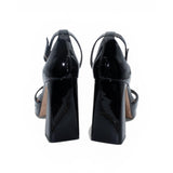 Black Patent Platform Heels